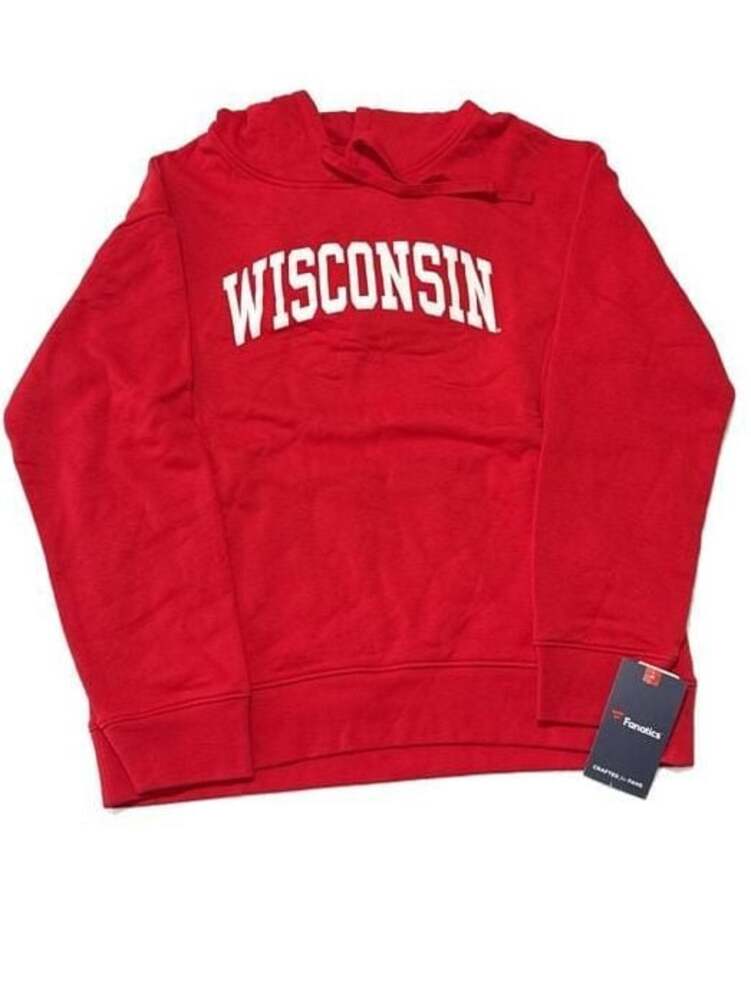 Fanatics NCAA Wisconsin Badgers hoodie size M